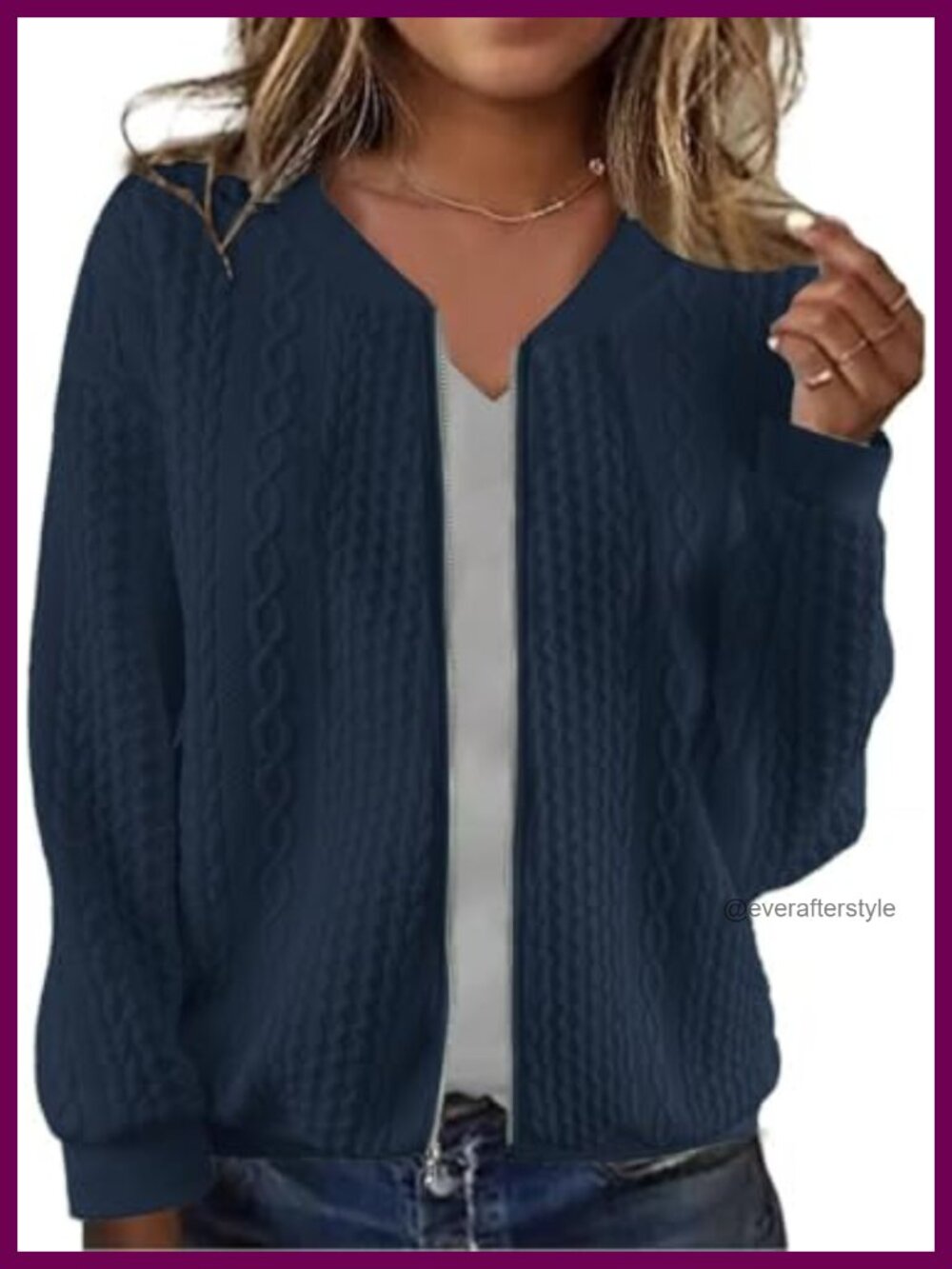 Womenβs Zip Up Sweatshirt Jacket Stand Collar Casual Coat with Pockets